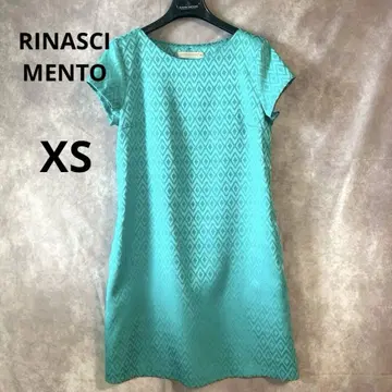 RINASCIMENTO 터콰이즈 반팔 원피스 XS