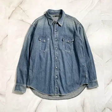 A17137 마인 데님 24AW L.WESTERN SH 인디고 2