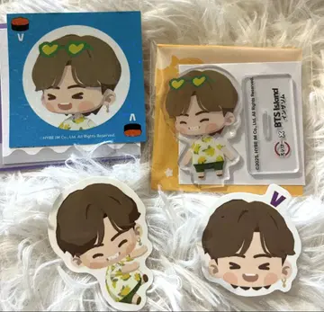 스시로 BTS 콜라보 V 아크릴 스탠드 스티커