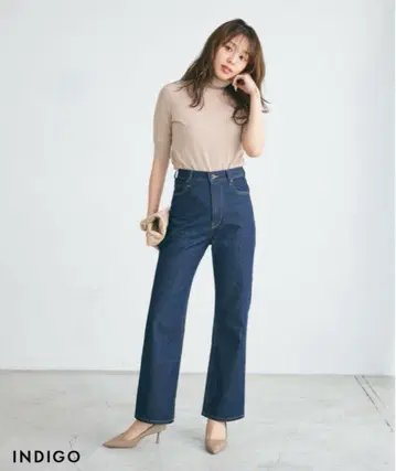 스트레이트 데님 인디고 S 사이즈