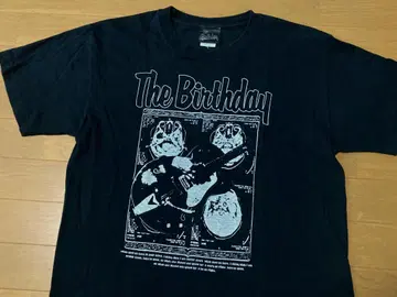 The Birthday 투어 티셔츠 그레치 프린트 M 블랙 초기