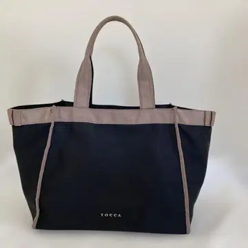 TOCCA 토카 나일론 토트백 바이컬러 리본 A4