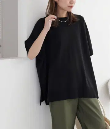 미사용 새상품 워셔블 쿨 판초 풀오버