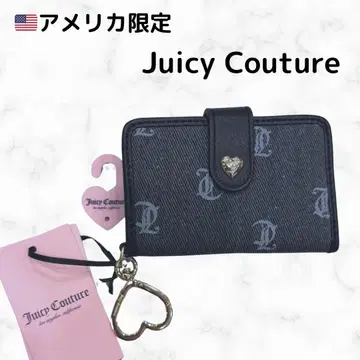 [미국 한정] Juicy Couture 반지갑 JC 참 블랙