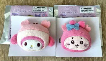 산리오 치이카와 (먼작귀) 시크릿 헤어 클립 마이멜로디 게 세트
