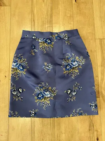 deicy 꽃무늬 타이트 미니 스커트 블루 계열