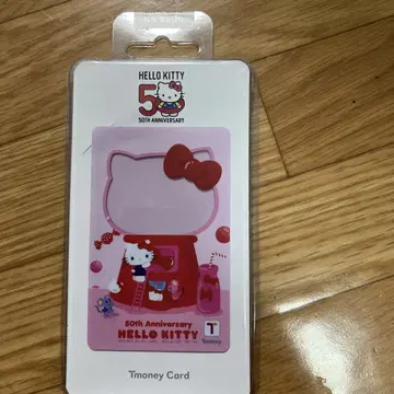 한국 한정판] 키티 50주년 T-money 카드