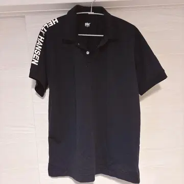 헬리한센 피케 셔츠 블랙 M