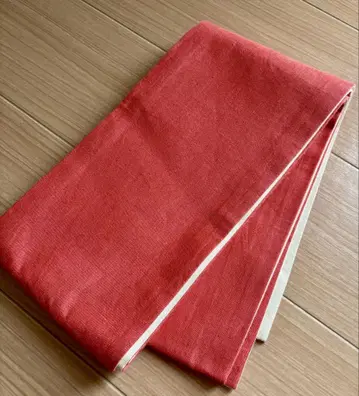 기모노쿠루리 마 소재 반폭 오비
