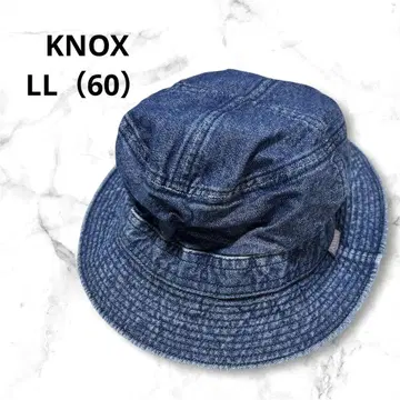 KNOX 녹스 남성용 데님 사파리 햇 인디고 LL 60cm