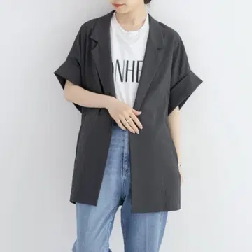 새상품 택 포함 어반 리서치 하프 슬리브 자켓
