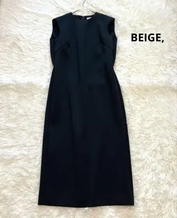 BEIGE 베이지 슬리브리스 원피스 블랙 블랙 온워드 카시야마