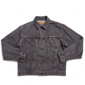 Levi's 리바이스 90s W7505 선염 블랙 데님 자켓