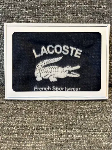 LACOSTE 다크 그레이 머플러