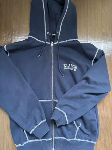 XLARGE 네이비 집업 후드티