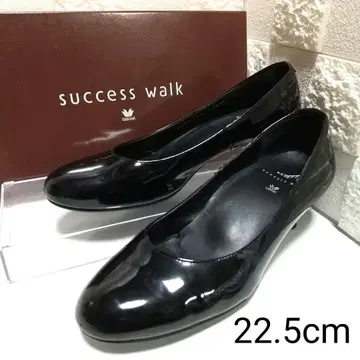 와코루 석세스 워크 22.5 블랙 에나멜 포멀 업무
