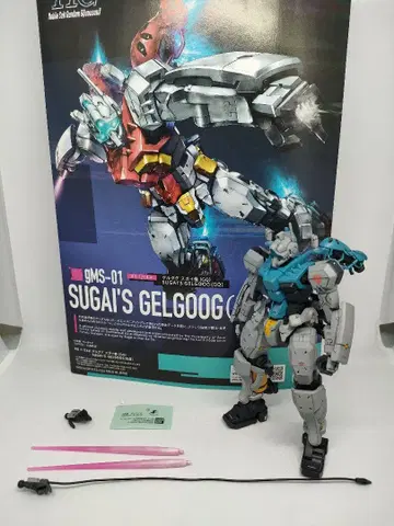 HG 1/144 겔구그 스가이 기체 (GQ) 전체 페인팅 완성품