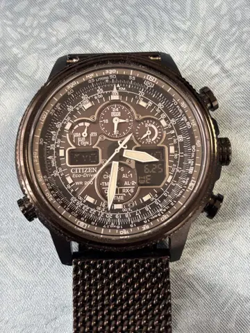 CITIZEN Eco-Drive Navihawk 블랙