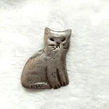 IMAC 고양이 브로치 고양이 made in FRANCE 배치 액세서리
