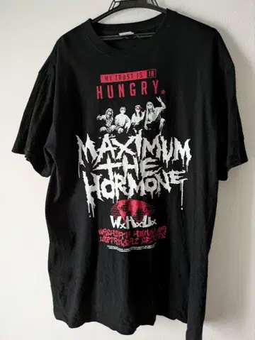 MAXIMUM THE HORMONE 티셔츠 XL 사이즈 맥시멈 더 호르몬