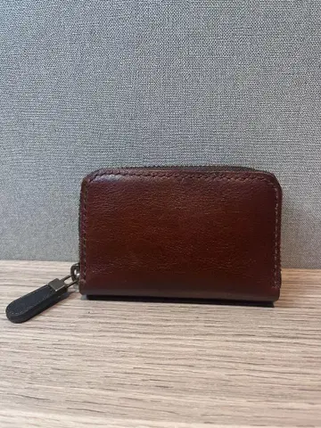 가죽 미니 지갑 컴팩트 타입