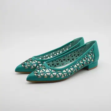 78 탈라톤 바이 다이애나 가죽 컷 슈즈 (21.5cm) 컨디션 최상