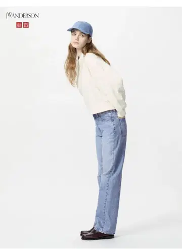 유니클로 JW ANDERSON 스트레이트 청바지 25(63.5) 긴 길이