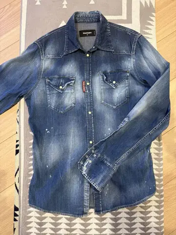 DSQUARED2 데님 긴팔 셔츠 새상품급 44