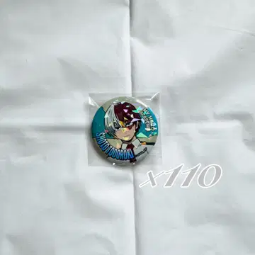 히로아카 토도로키 쇼토 올마이트와 함께 캔뱃지 110점