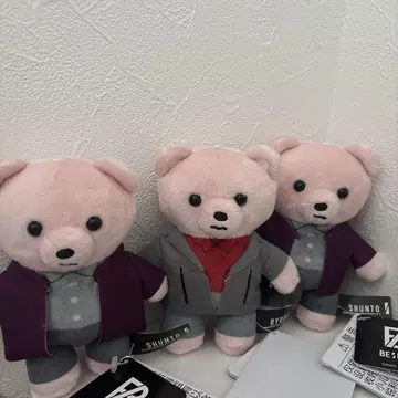 BE FIRST 곰 봉제 인형 3개 세트