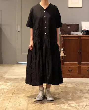 homspun C/L 샴브레이 로우웨스트 턱 OP