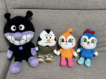 호빵맨 봉제 인형 4개 세트