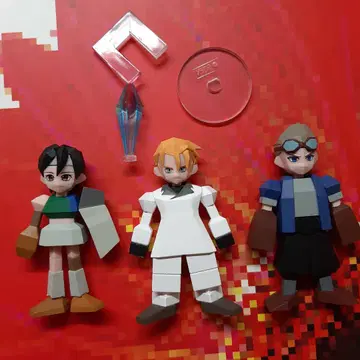 FF7 리메이크 복권 피규어 3종 세트