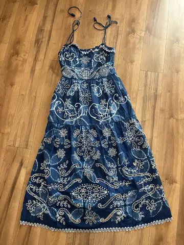 sea New York 자수 드레스