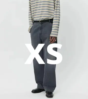 mopen STRAIGHT CUT JEANS - WASHED SLATE