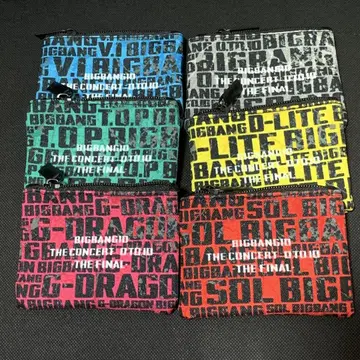 BIGBANG 미니 파우치 6점