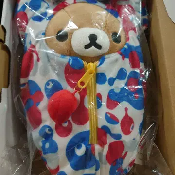 만국 박람회 한정판 리락쿠마 물방울 패턴 봉제 인형 본체