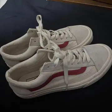 Vans 화이트/레드 스니커즈