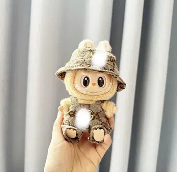 labubu 라부부 봉제 인형 옷 오버롤 2개 세트