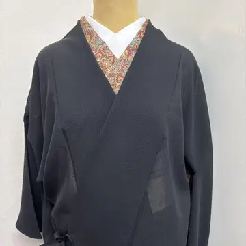 여름 기모노 명주 도중기 새상품급