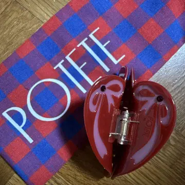 Potete 리본 하트 헤어 클립, 복조리 포함