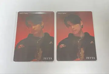 라쿠텐 북스 혜택 TETTA 트레이딩 카드 2장 세트