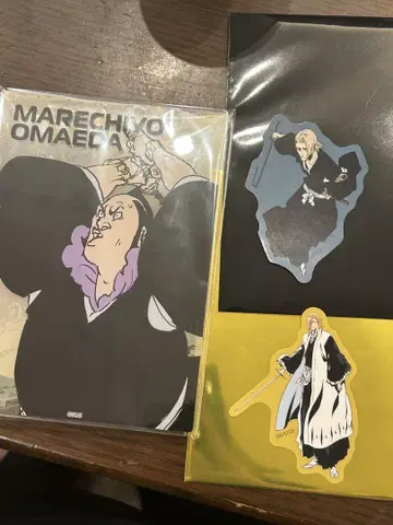 BLEACH WORLD A상 아크릴 보드 오마에다 C상 스티커 2개