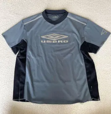 00s Umbro 프린트 로고 게임 셔츠 게임 셔츠