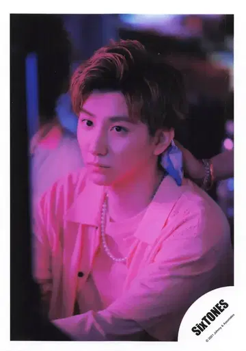 SixTONES 마스카라/피규어 쿄모토 타이가 공식 사진 *1장