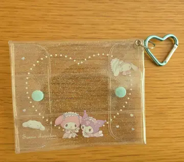 카라비너 클리어 파우치 산리오
