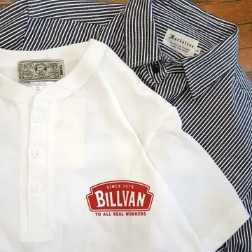 새상품 BILLVAN 헨리넥 티셔츠 빌반 아메카지 XL 사이즈