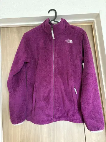 노스페이스 보라색 플리스 자켓