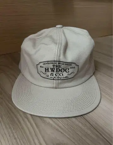 H.W.DOG & CO. 베이지 캡 38