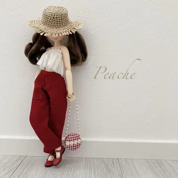 마카롱 꽃 미니백 미니어처 백 22cm 인형 유카타 백 의류